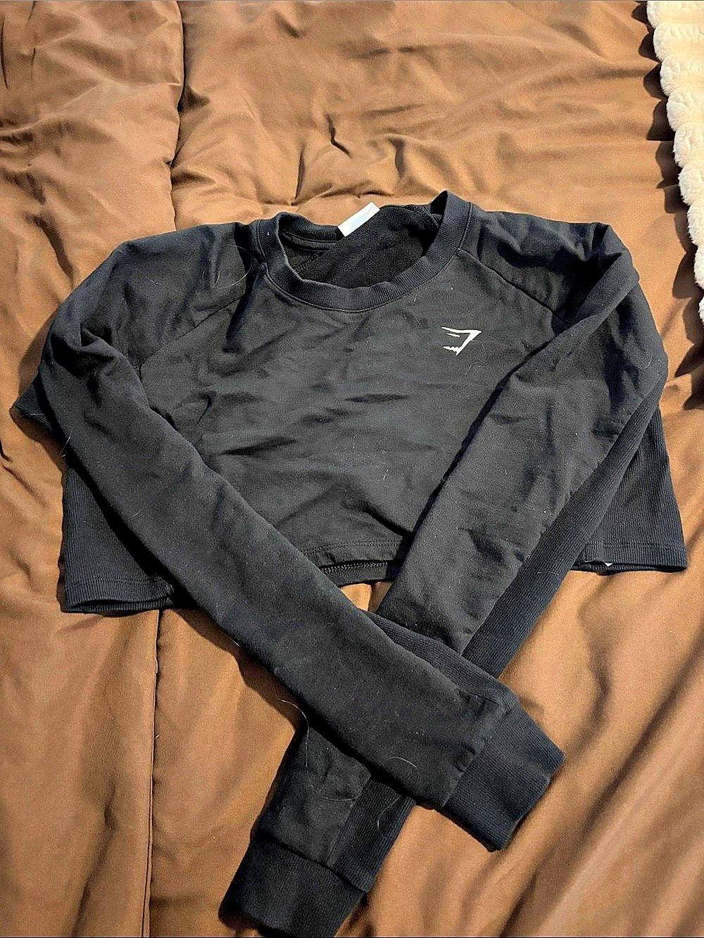 Gymshark Black Long Sleeve Top